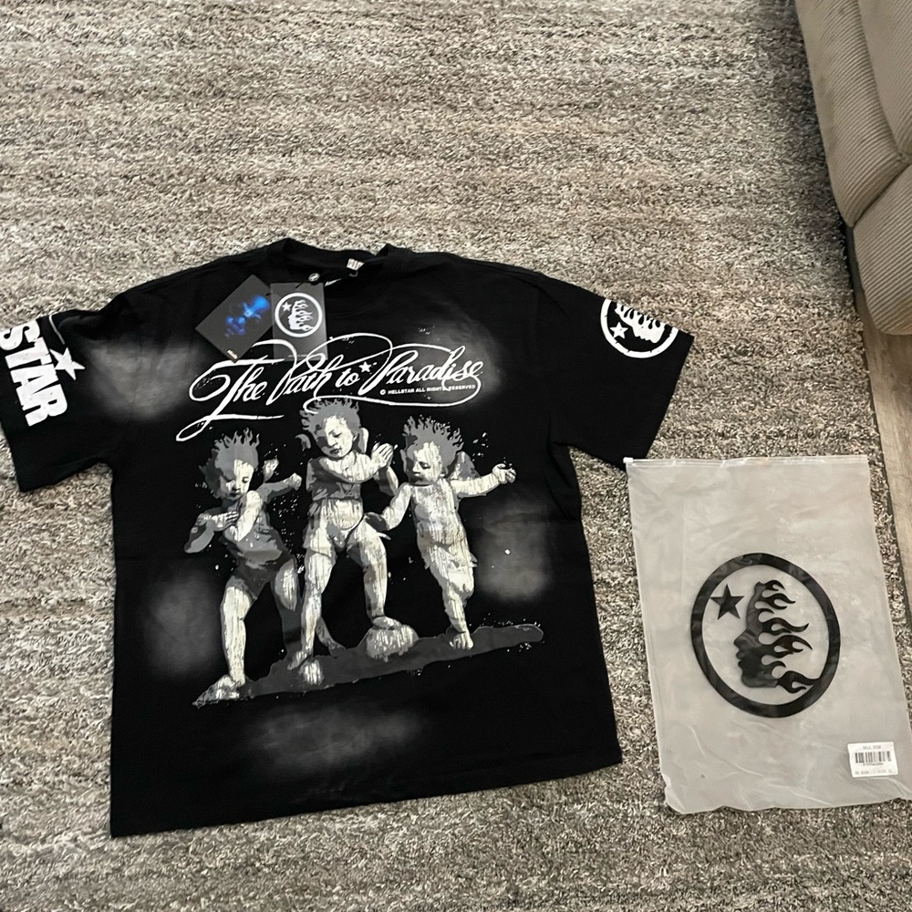 Black Graphic Kids T-Shirt